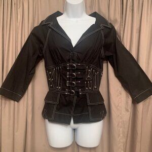 Byron Lars Beauty Mark black jacket